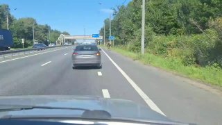 Лось столкнулся с фурой на Ленинградском шоссе возле Зеленограда